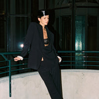 Patent Leather Pillbox - Gladys Tamez Millinery