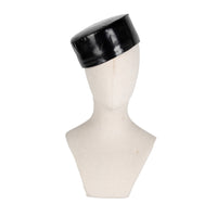 Patent Leather Pillbox - Gladys Tamez Millinery
