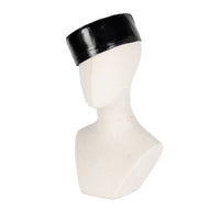 Patent Leather Pillbox - Gladys Tamez Millinery
