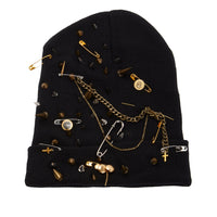 Beanie w/ charms - Gladys Tamez Millinery