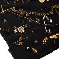 Beanie w/ charms - Gladys Tamez Millinery