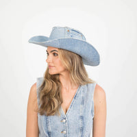 Denim Cowboy - Gladys Tamez Millinery