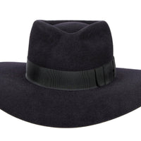 Jamie. Women and Men's Handmade Felt Velour Hats With Grosgrain Band. Gladys Tamez Hat Store.