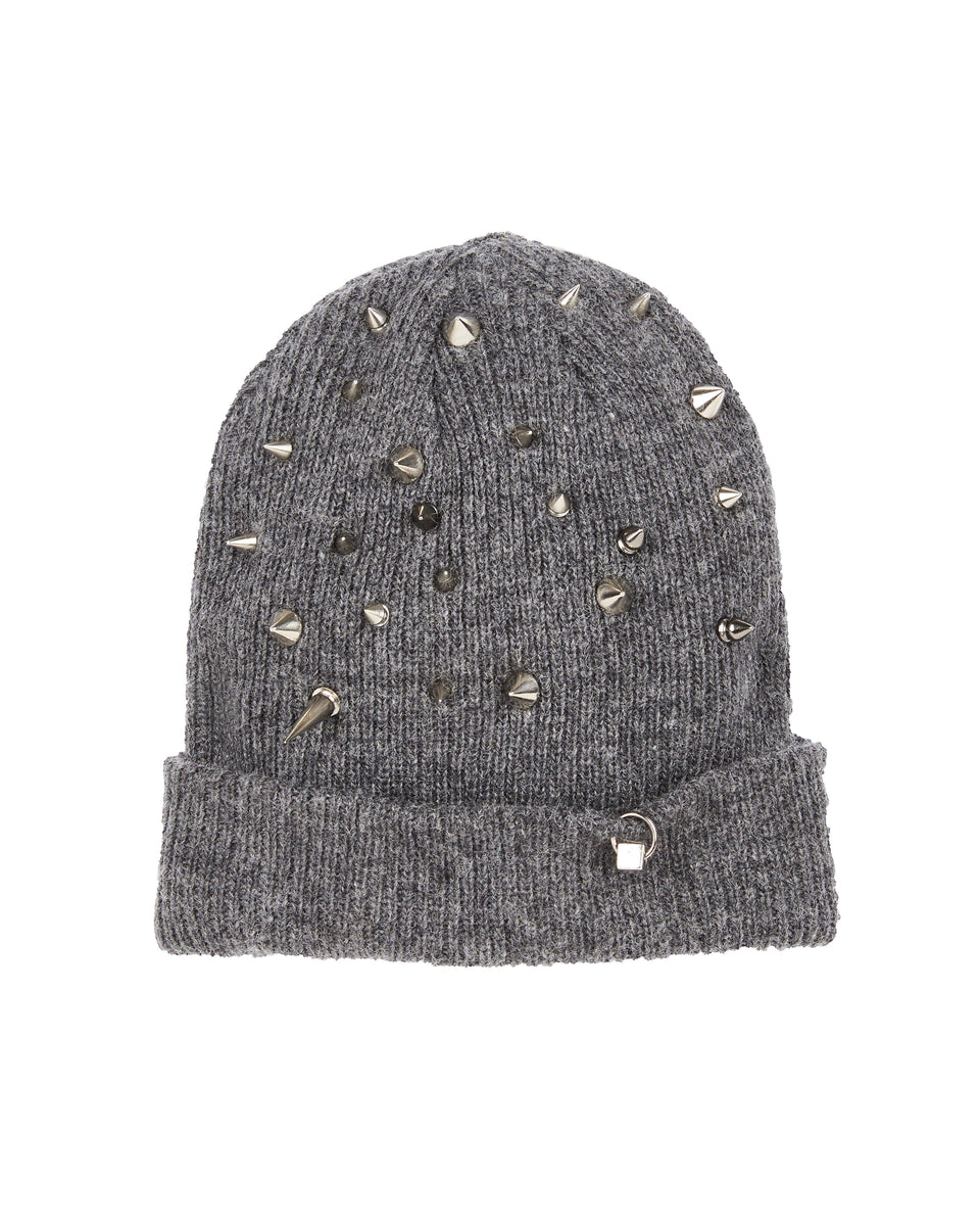 Studded Beanie | Gladys Tamez Millinery
