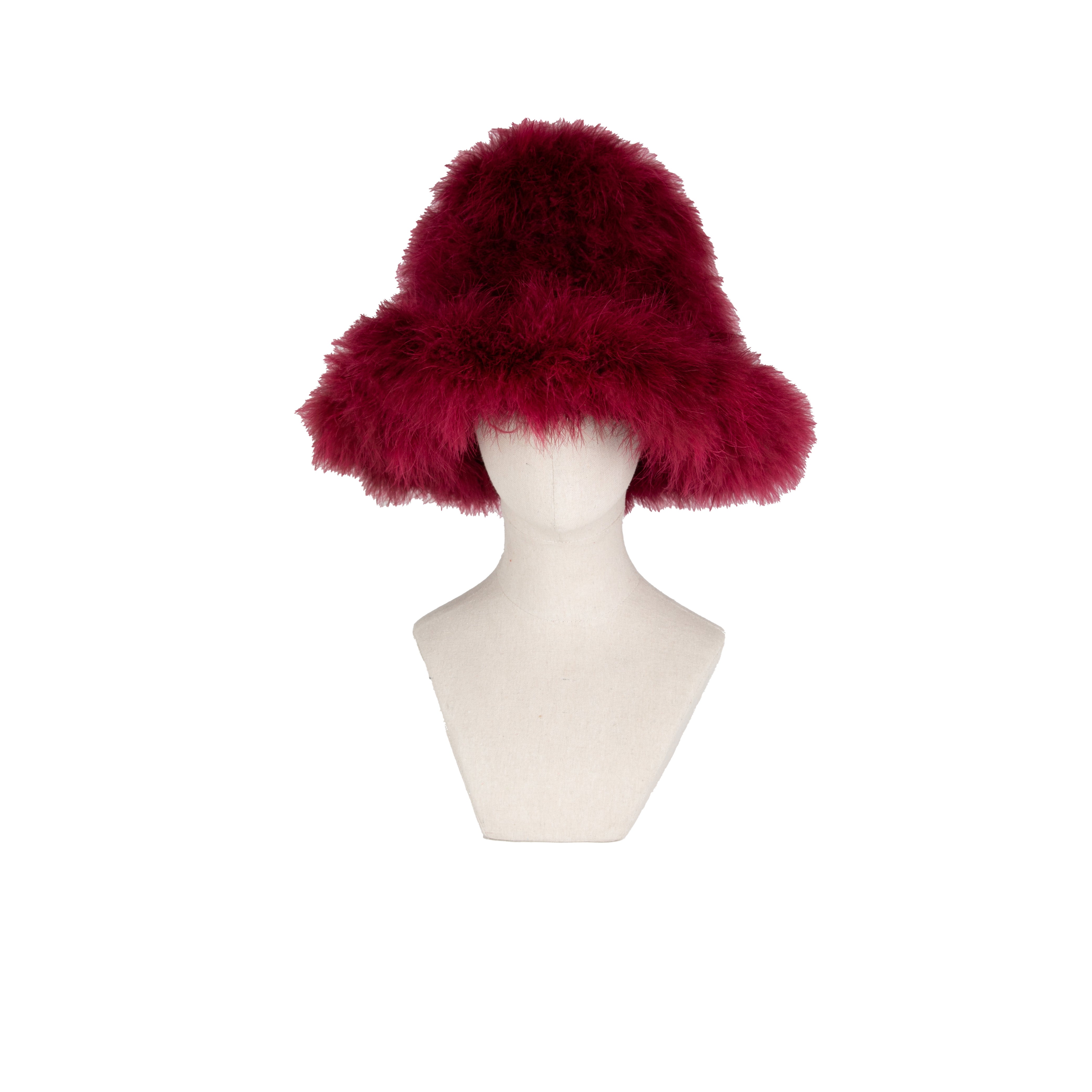 Gladys Tamez Millinery Faux Fur Bucket Hat Gladys Tamez Millinery Hat Gladys Tamez Millinery Faux Fur  main image 4