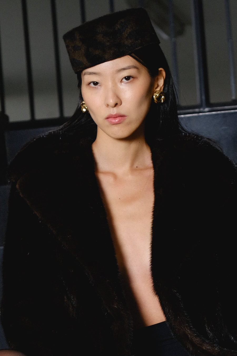 Animal Print Pillbox