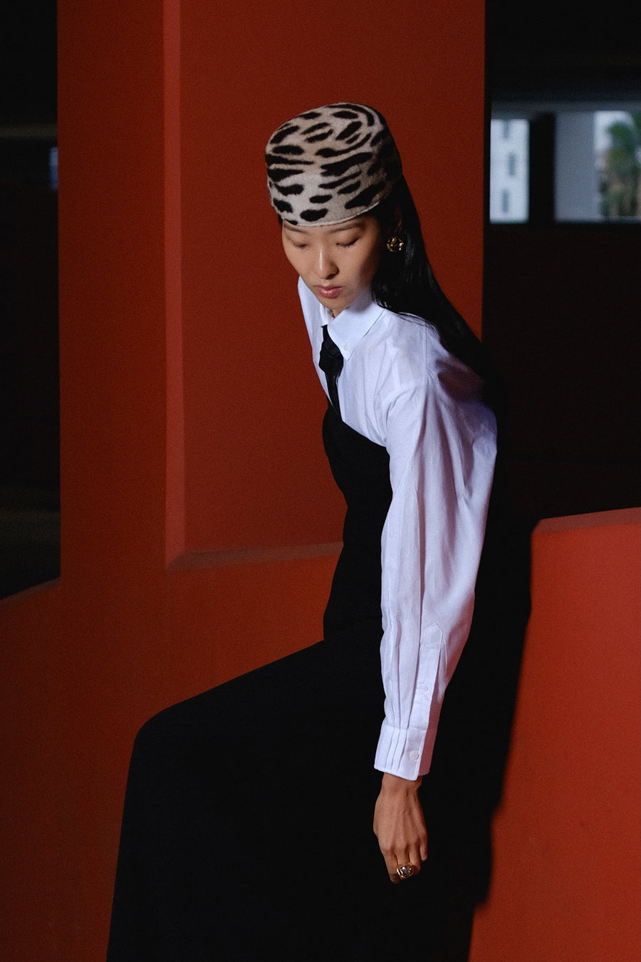 Animal Print Pillbox