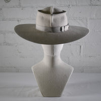 Alabaster distressed wide brim SAMPLE SALE