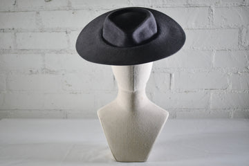 Grey pushed in fedora SAMPLE SALE