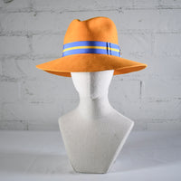 Orange fedora SAMPLE SALE