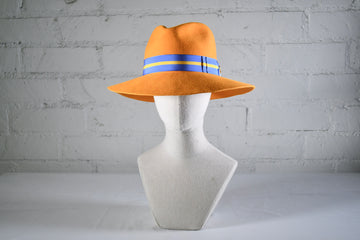 Orange fedora SAMPLE SALE