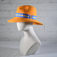 Orange fedora SAMPLE SALE