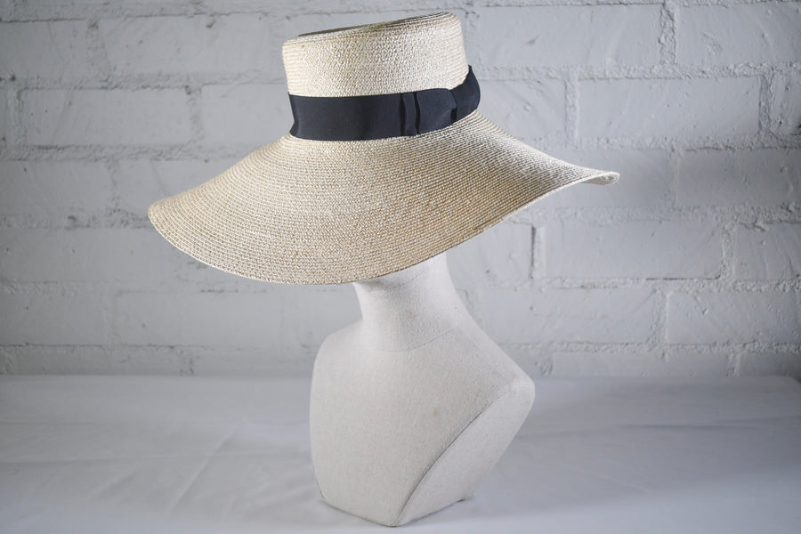 Wide brim boater SAMPLE SALE