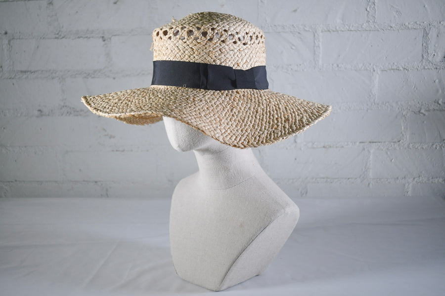 Straw wide brim SAMPLE SALE