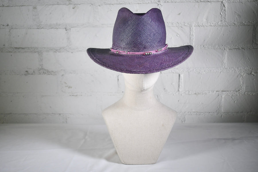 Fedora w/ beaded band SAMPLE SALE