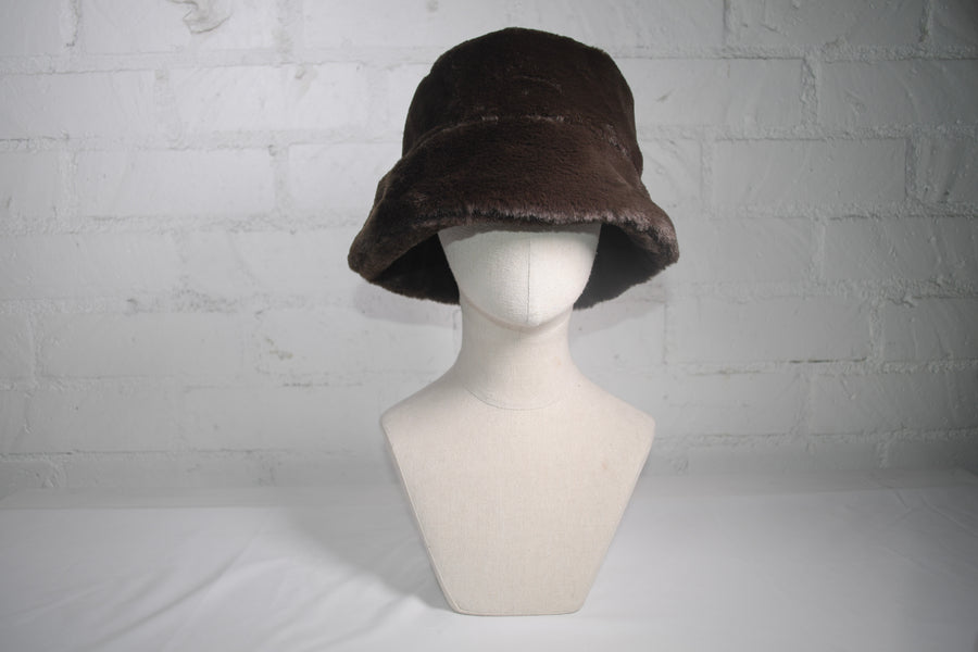 Faux Fur Bucket hat SAMPLE SALE