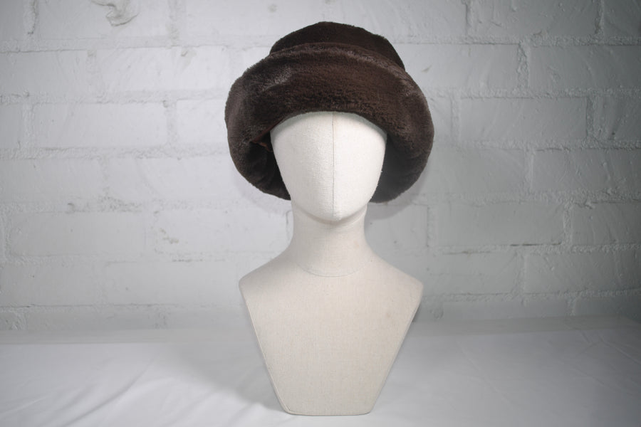 Faux Fur Bucket hat SAMPLE SALE