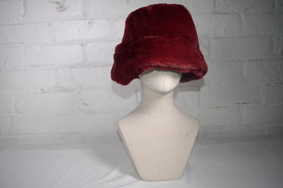 Faux Fur Bucket hat SAMPLE SALE