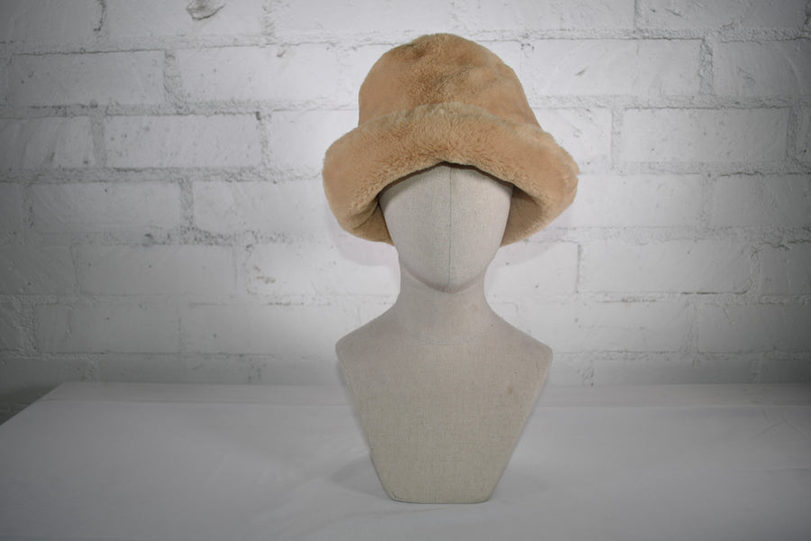 Faux Fur Bucket hat SAMPLE SALE