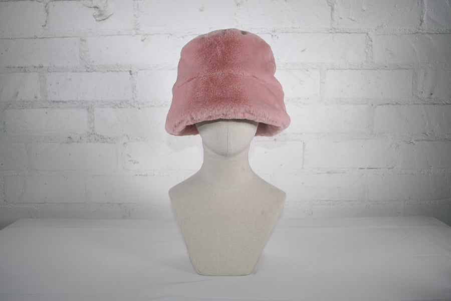 Faux Fur Bucket hat SAMPLE SALE