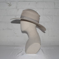 Alabaster wide brim SAMPLE SALE