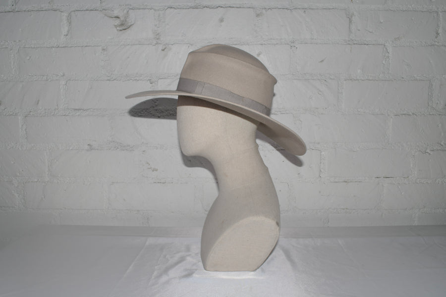 Alabaster wide brim SAMPLE SALE