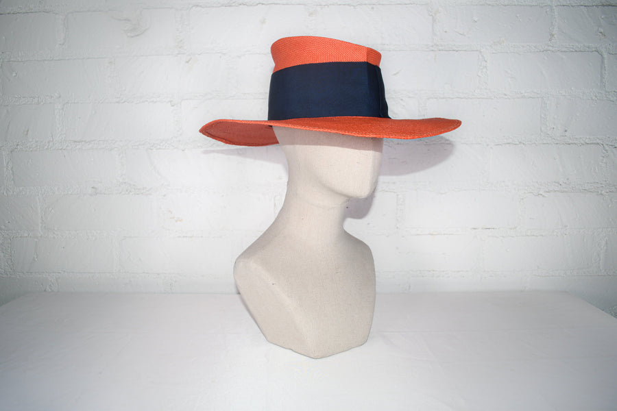 Wide brim wide grosgrain SAMPLE SALE