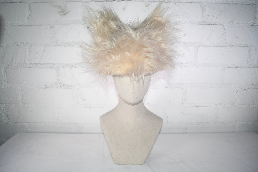 Crazy cat furry hat SAMPLE SALE