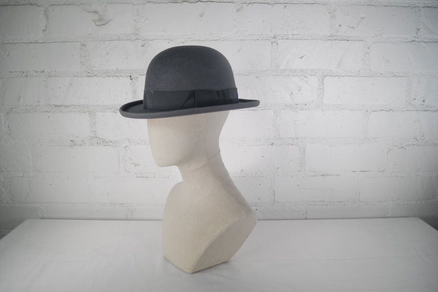 Grey bowler SAMPLE SALE