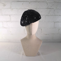 Sequinned beret SAMPLE SALE