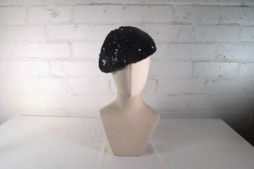 Sequinned beret SAMPLE SALE