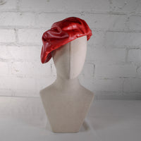 Vegan leather beret SAMPLE SALE