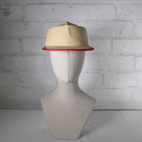 Natural Panama straw cap SAMPLE SALE