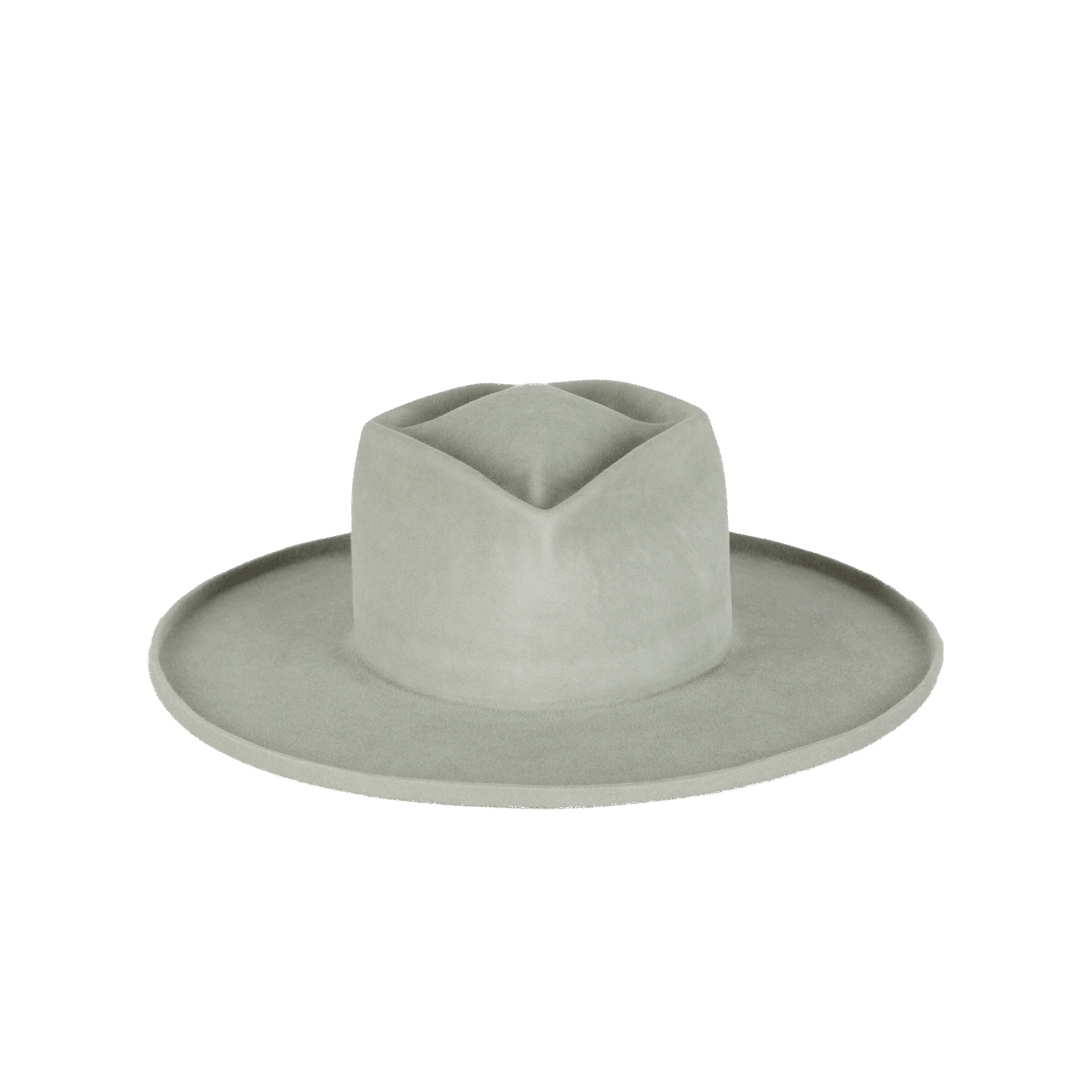 Gladys Tamez Millinery Purple Felt Harrison Wide Brimmed Western Hat As Is Small anais-gladys-tamez-millinery-  main image 3