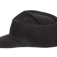 Draco. Women and Men's Handmade Felt Velour Charcoal Caps. Gladys Tamez Hat Store.