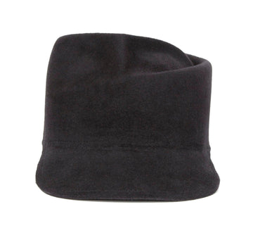 Draco. Women and Men's Handmade Felt Velour Charcoal Caps. Gladys Tamez Hat Store.