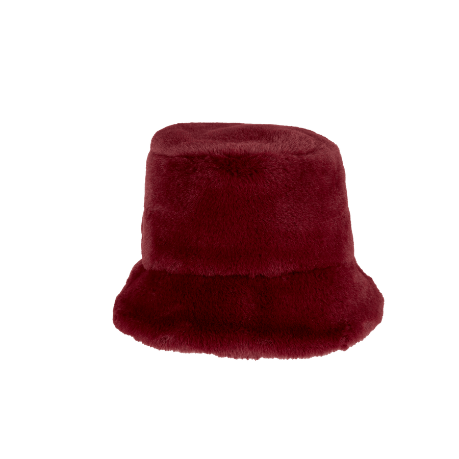 Faux Fur Bucket hat - Gladys Tamez Millinery