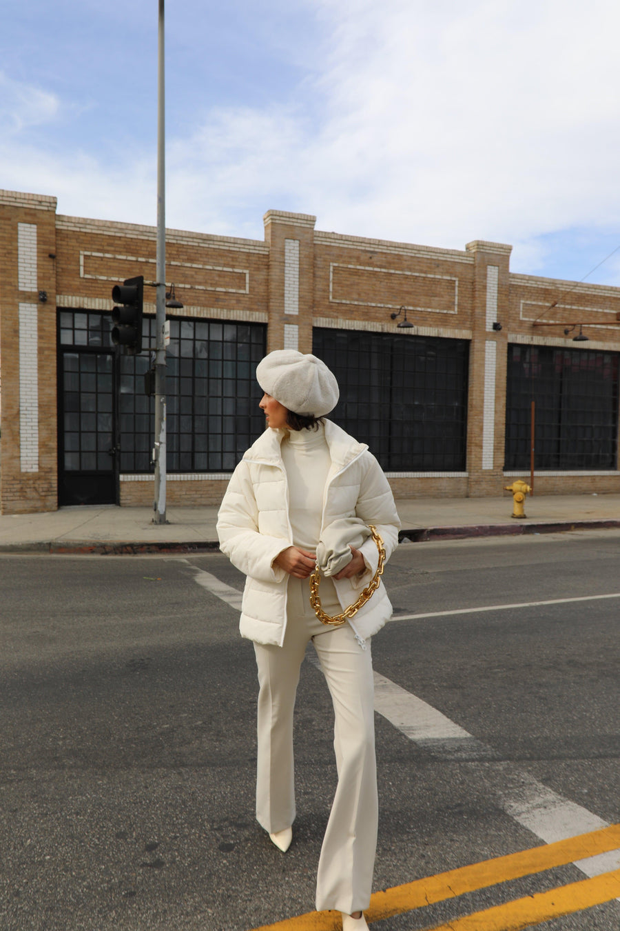 Fur Beret - Gladys Tamez Millinery